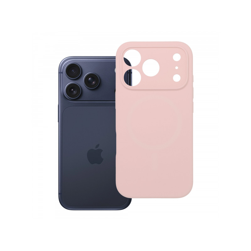 Viedtālruņa aizmugurējais vāciņš Apple iPhone 18 Pro Silicon 2mm Pink