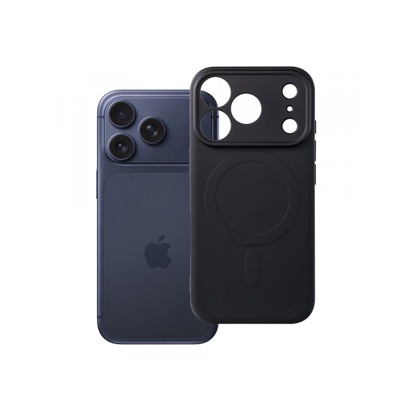 Viedtālruņa aizmugurējais vāciņš Apple iPhone 18 Pro Mag Cover Black