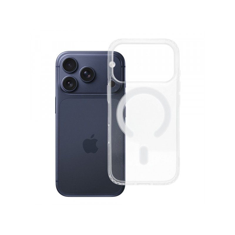 Viedtālruņa aizmugurējais vāciņš Apple iPhone 18 Pro Max Clear mag cover Transparent