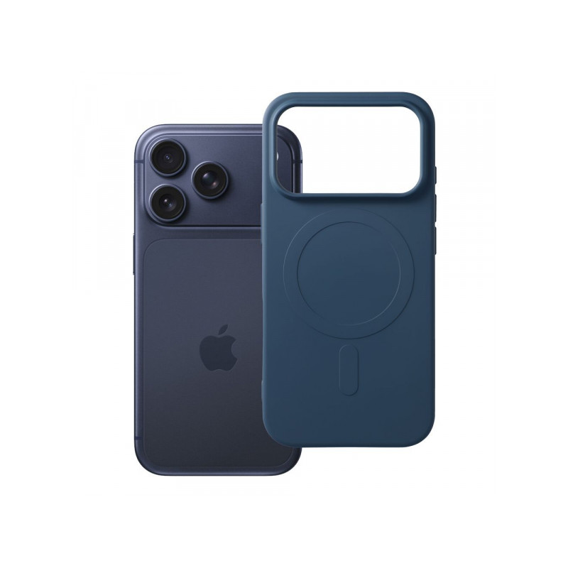 Viedtālruņa aizmugurējais vāciņš Apple iPhone 18 Pro Mag Cover Dark Blue