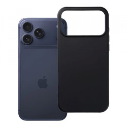 Viedtālruņa aizmugurējais vāciņš Apple iPhone 18 Pro Max Silicone case Black