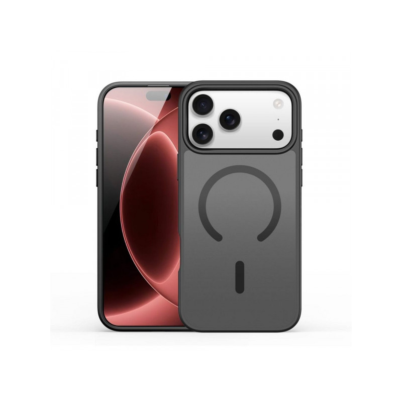 Viedtālruņa aizmugurējais vāciņš Apple iPhone 18 Pro Yind MagSafe Black