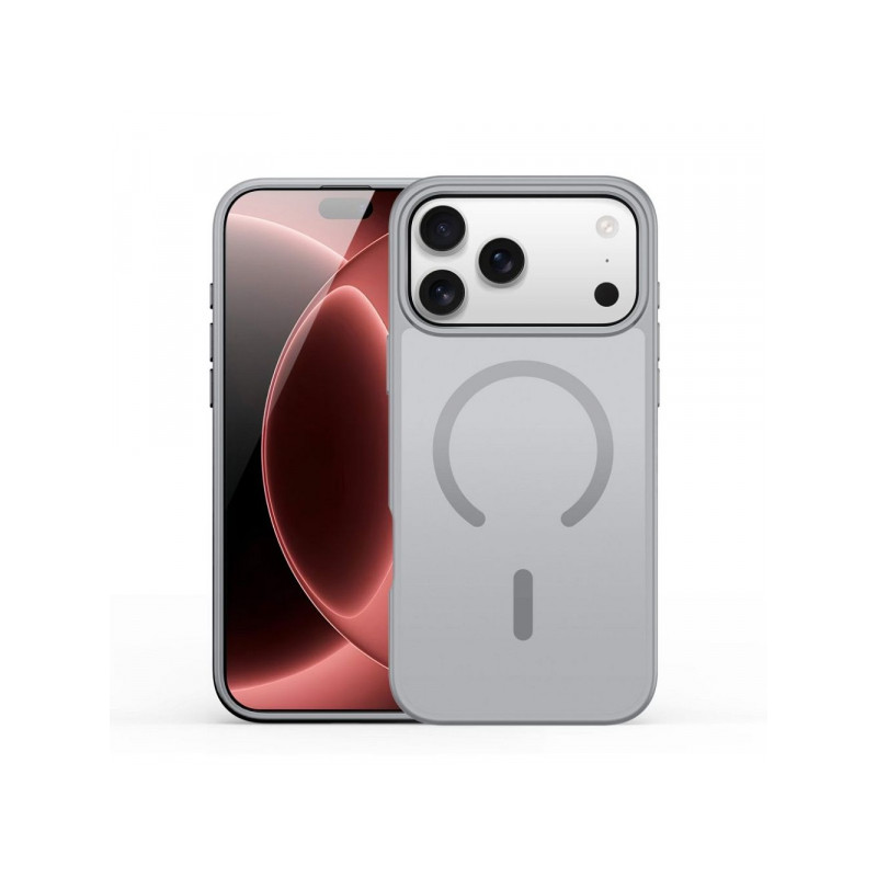 Viedtālruņa aizmugurējais vāciņš Apple iPhone 18 Pro Yind MagSafe Grey