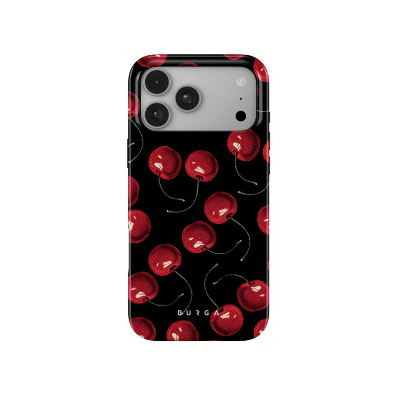 Viedtālruņa aizmugurējais vāciņš Apple iPhone 18 Pro Cherrybomb Tough MagSafe Dark Red