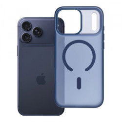 Viedtālruņa aizmugurējais vāciņš Apple iPhone 18 Pro Max Flexline Mag Cover Blue