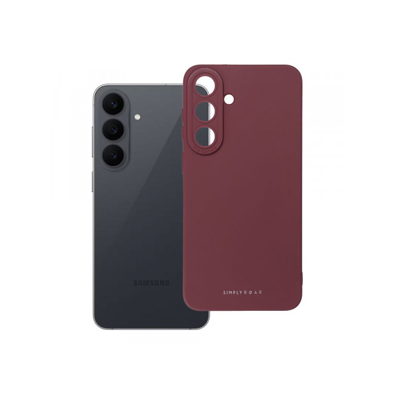 Viedtālruņa aizmugurējais vāciņš Samsung Galaxy S26 FE Luna Dark Red