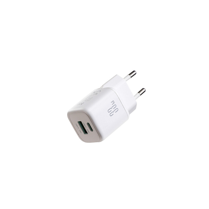 Strāvas adapteris JR-TG7 33W USB-A + USB-C Wall Charger White