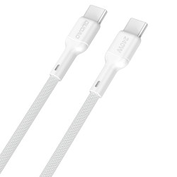 Kabelis Dudao L9C Max 240W PD USB-C - USB-C 2m White