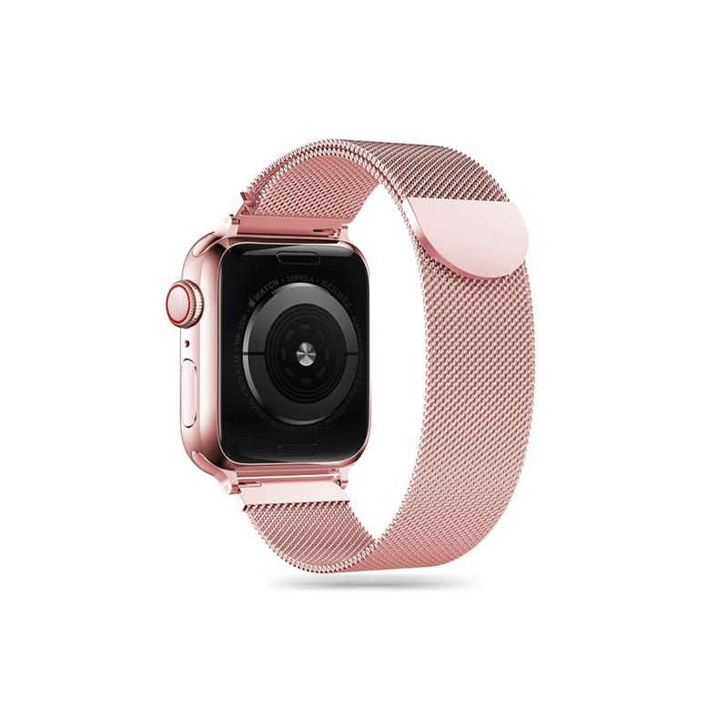Viedpulksteņa siksniņa MilaneseBand Apple Watch 38 / 40 / 41 mm Pink