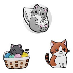Viedā piekariņa maciņš Case for AirTag Cat Black