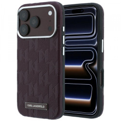 Viedtālruņa aizmugurējais vāciņš Apple iPhone 18 Pro Max Monogram Dark Red