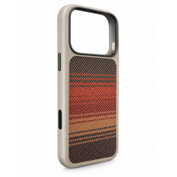 Viedtālruņa aizmugurējais vāciņš Apple iPhone 18 Pro Full Wrap with Kevlar MagSafe Brown, Red