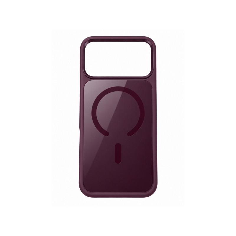 Viedtālruņa aizmugurējais vāciņš Apple iPhone 18 Pro Max Matte Glass Mag Burgundy