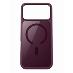 Viedtālruņa aizmugurējais vāciņš Apple iPhone 18 Pro Matte Glass Mag Burgundy