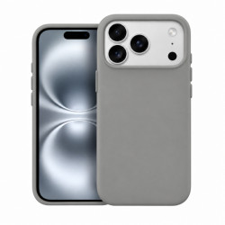 Viedtālruņa aizmugurējais vāciņš Apple iPhone 18 Pro Silicone Case Mag MF Grey