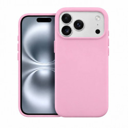 Viedtālruņa aizmugurējais vāciņš Apple iPhone 17 Silicone Case Mag MF Light Pink