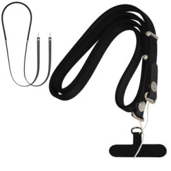Piekariņš Crossbody Strap Lanyard Black