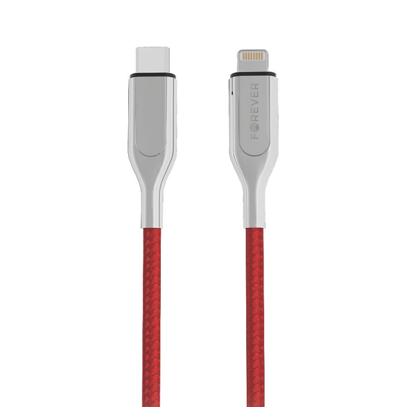 Apple PD USB-C - MFI Lightning 1,5 m 2,4A Sarkans