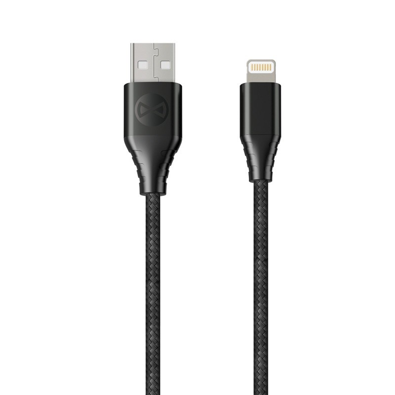 Apple USB - MFI Lightning 3,0 m 2,4A Melns