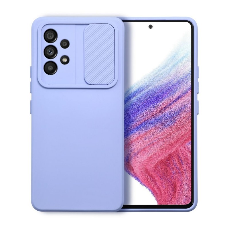 Viedtālruņa aizmugurējais vāciņš Samsung Galaxy A33 5G Camshield Slide Lavanda