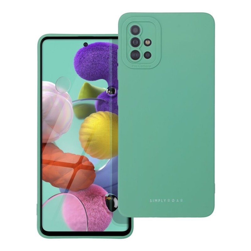 Viedtālruņa aizmugurējais vāciņš Samsung Galaxy A51 Luna Green